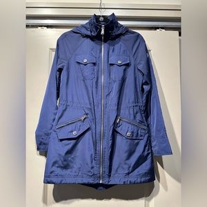 EUC Michael Kors navy raincoat women’s XS